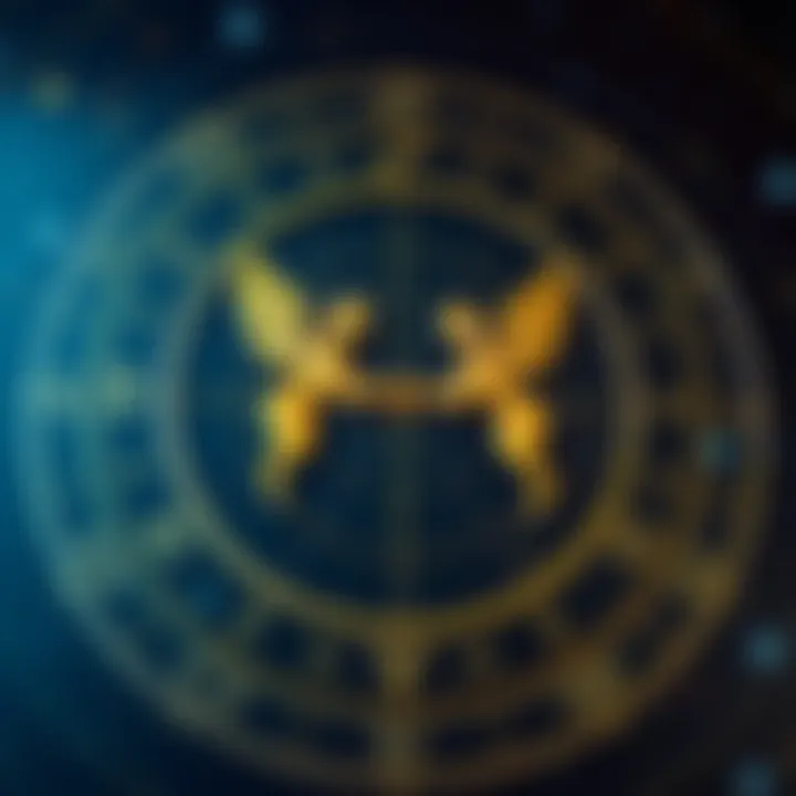 Astrological compatibility chart featuring Gemini