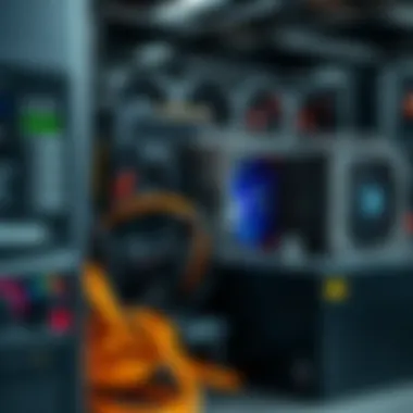 A collection of used mining rigs showcasing various models and configurations.