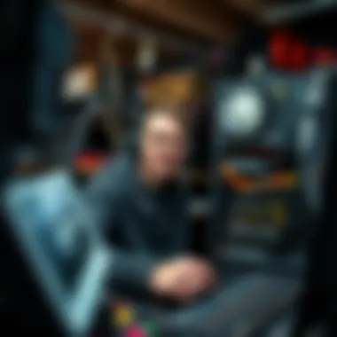 A successful cryptocurrency miner displaying their setup utilizing used equipment.