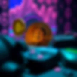 Visual representation of leading gaming cryptocurrencies