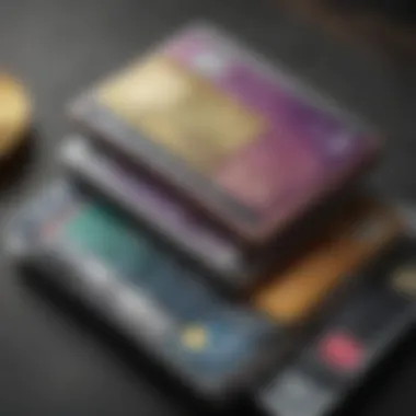 A close-up view of a virtual wallet displaying different types of NFTs.