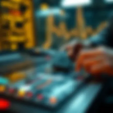 Illustration of a secure transaction on a cryptocurrency platform