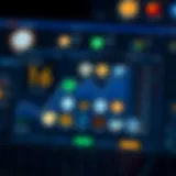 Cryptocurrency wallet interface showcasing various digital assets