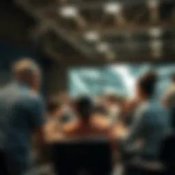 Illustration depicting the collaborative nature of investment groups