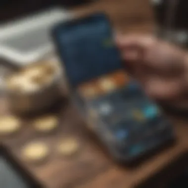 A digital wallet interface showcasing various cryptocurrencies