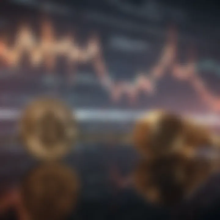 A chart illustrating cryptocurrency market trends and strategies