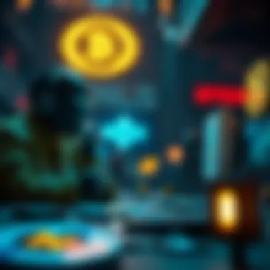 Illustration depicting ethical dilemmas related to NFTs