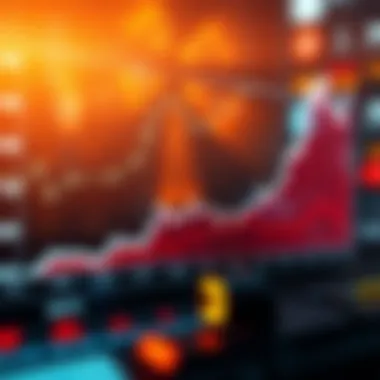 Graph showing the rise of NFT market trends over time