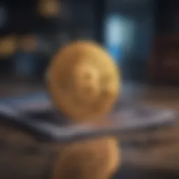 A visual representation of PayPal's cryptocurrency sending functionality