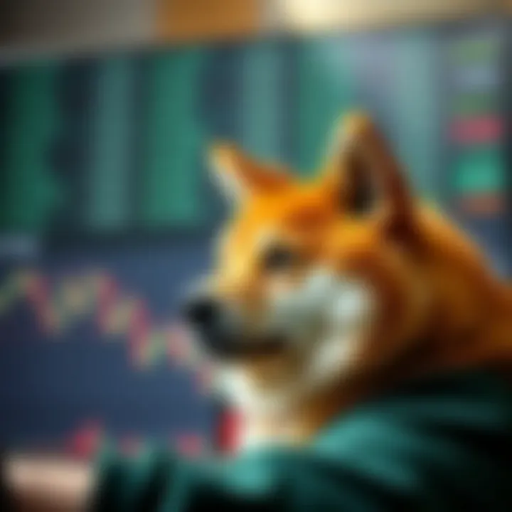 Robinhood app interface showcasing Shiba Inu trading