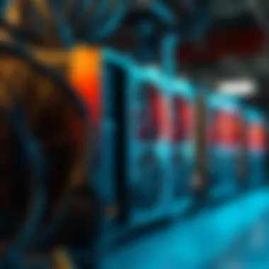 Energy Efficiency in Cryptocurrency Mining Energy-efficient ASIC miner highlighting low power consumption