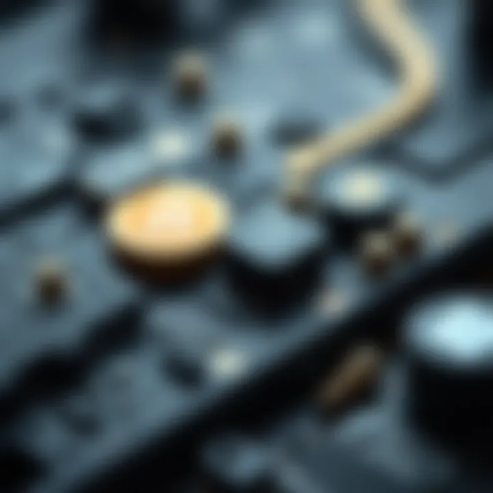 Close-up of a smartphone with mining hardware specifications