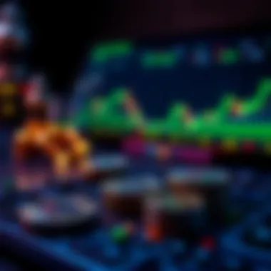 Visual representation of strategic trading approaches for cryptocurrencies