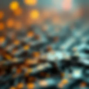 An illustration of blockchain technology managing royalty payments