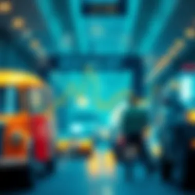 External Influences on Market Decisions Diagram illustrating external influences on stock market decisions