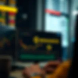Binance trading interface