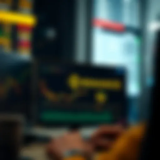 Binance trading interface