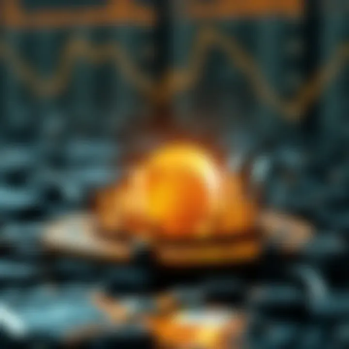 Visualizing Crypto Staking Mechanisms Conceptual illustration of crypto staking mechanisms