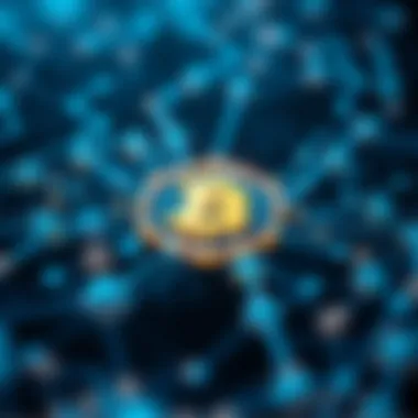 Blockchain Technology Explained A detailed illustration of blockchain technology with interconnected nodes.