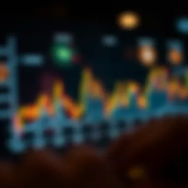 Cryptocurrency Market Trends Graphic showing the dynamics of cryptocurrency market trends.