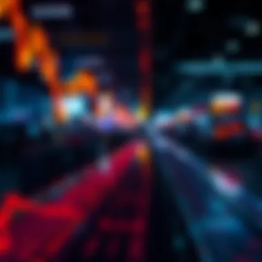 Visual representation of market dynamics influenced by algorithms