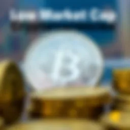 Visual representation of low market cap cryptocurrencies
