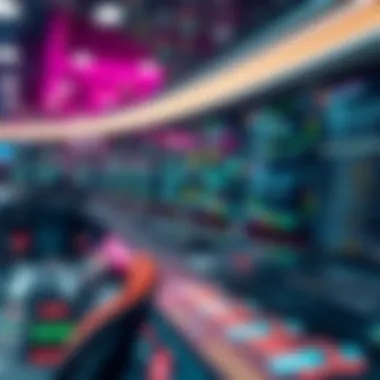 An abstract representation of various programming languages used in the metaverse