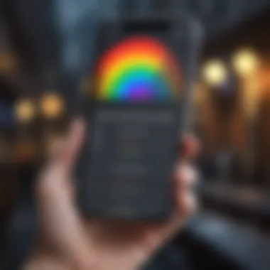 User Experiences with Rainbow Wallet Chart displaying user experiences and testimonials regarding the efficiency of Rainbow Wallet.