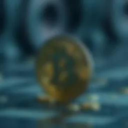 Conceptual representation of Satoshi as a digital currency unit