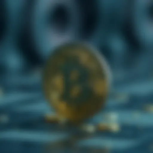 Conceptual representation of Satoshi as a digital currency unit