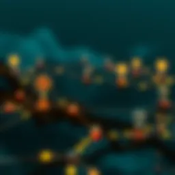 Visual representation of oracles connecting blockchain and real-world data