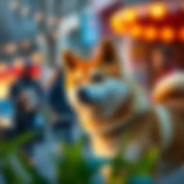 Community Engagement in the Shiba Inu Ecosystem Infographic showcasing community engagement in Shiba Inu ecosystem