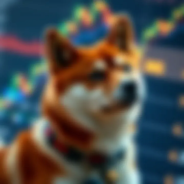 Chart illustrating market volatility and investor sentiment related to Shiba Inu