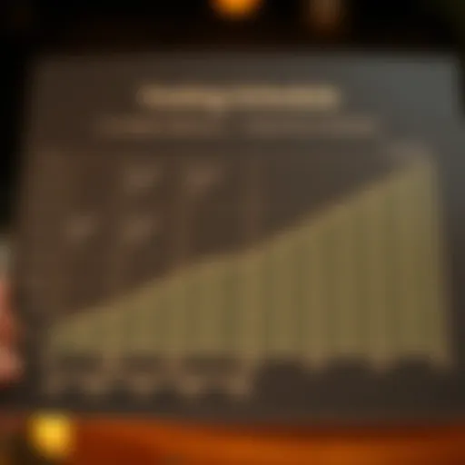 Graph illustrating the vesting schedule of cryptocurrency tokens
