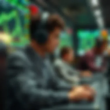 Peer-to-peer trading platform showcasing user interactions