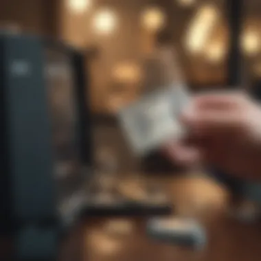 Visual representation of withdrawing funds from Coinbase